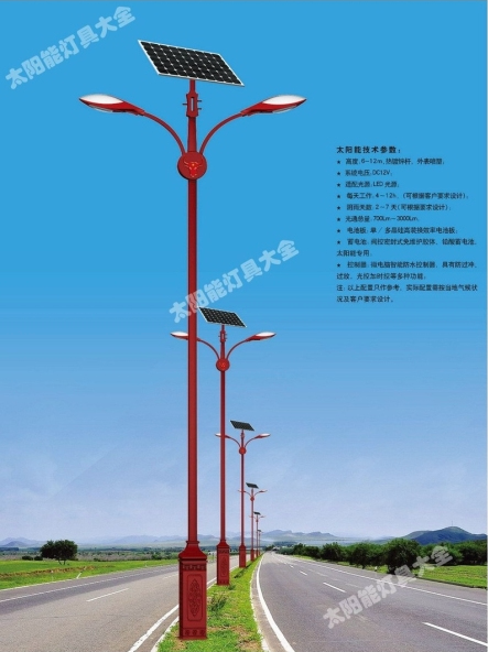 河源市8 米太阳能路灯庭院灯 - 推荐